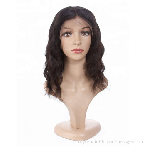 Select Best Material Filipino Human Hair Short Bob Lace Front Wig For Black Women
